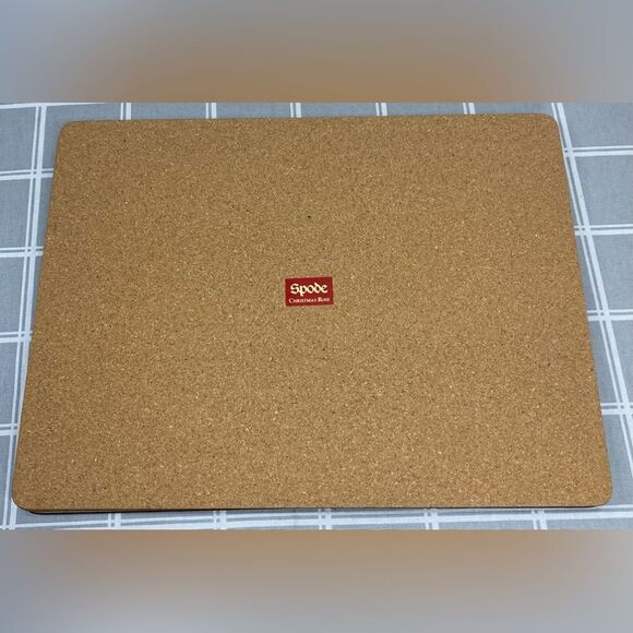 Spode Christmas Rose Large Acrylic Finish Corkboard Back Placemats Box Set of 4 - Picture 10 of 12